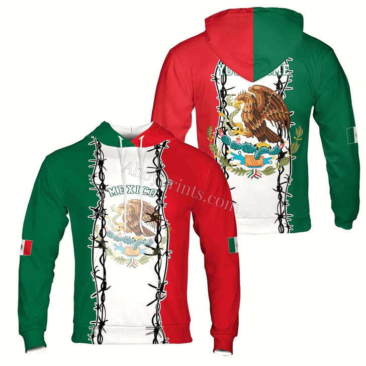 Ahoyprints Personalized Name Patriotic Coat of Arms Belize Hoodie Sweatshirt Style 1