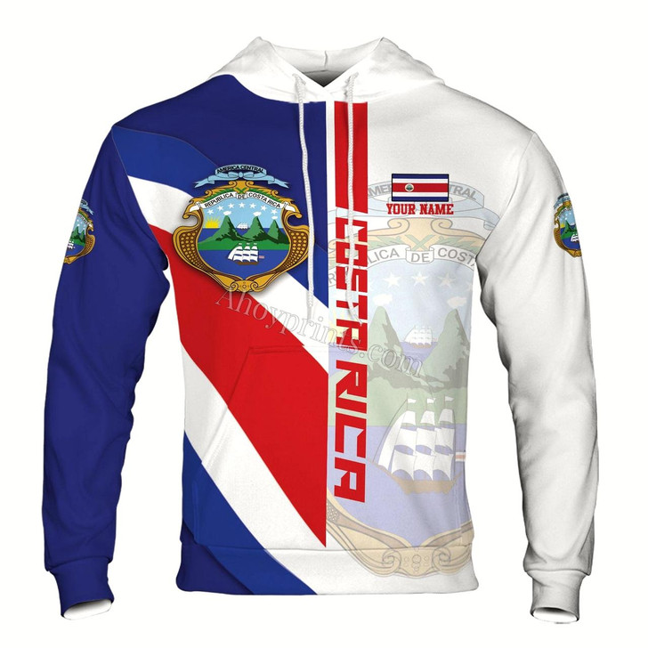 Ahoyprints Personalized Name Patriotic Spain Coat of Arms Hoodie Sweatshirt Style 1