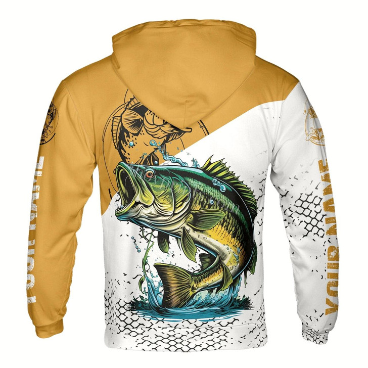 Ahoyprints Personalized Name Unisex Novelty Walleye Fishing Pullover, Fish Reaper Hoodie Sweatshirt