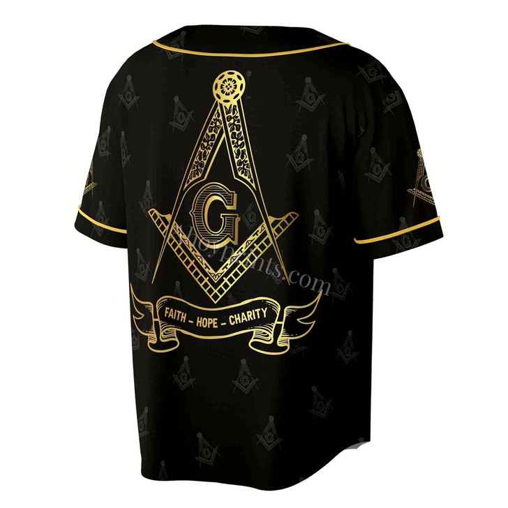 Ahoyprints Personalized Name Lodge Name Prince Hall PHA Freemasonry Masonic Baseball Jersey