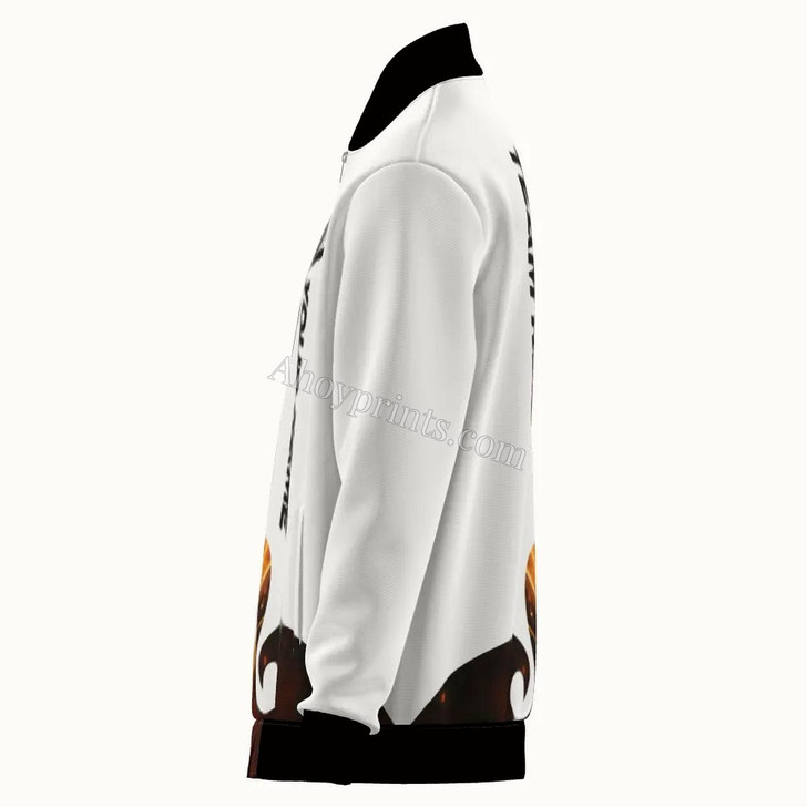 Ahoyprints Personalized Dart Unisex Bomber Jacket For Professional Dart Players Flame Of Fire Dartboard For Dart Enthusiasts