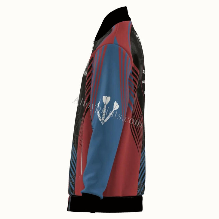 Ahoyprints Personalized Dart Unisex Bomber Jacket For Professional Dart Players In For Dart Enthusiasts Style 3