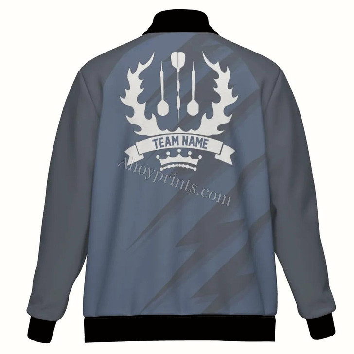 Ahoyprints Personalized Lightning Basic Dart Unisex Bomber Jacket For Professional Dart Players For Dart Enthusiasts