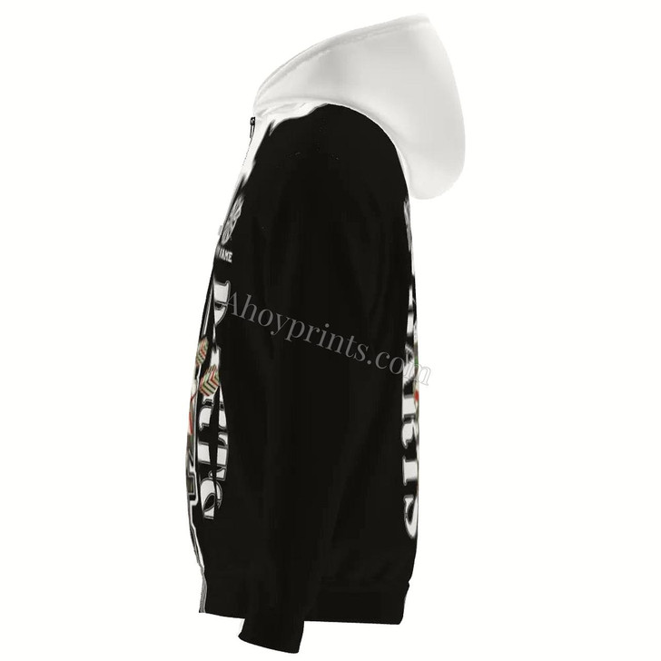 Ahoyprints Personalized Darts Unisex Zipper Hoodie In And For Dart Players And Enthusiasts Style 5