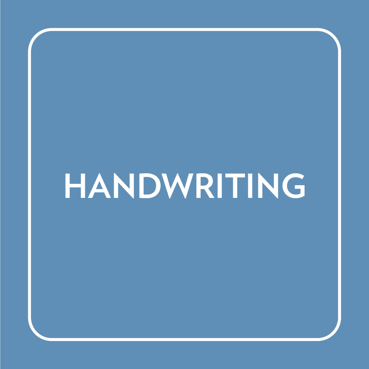 Writing & Handwriting