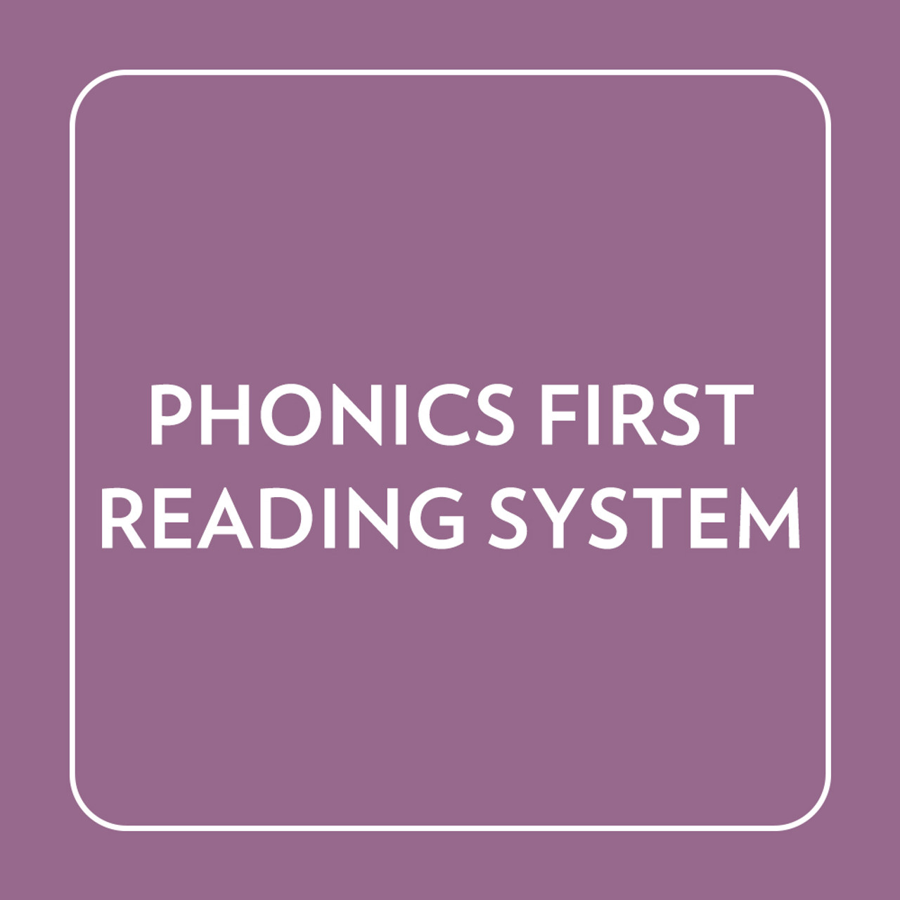 Phonics First Key Word Stickers