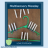 Multisensory Monday- Clothespin Spelling Game