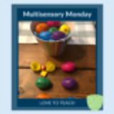 Multisensory Monday: Ending Blends Plastic Eggs