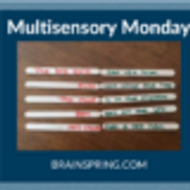 Multisensory Monday: Fluency Sentences