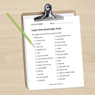 Multisensory Monday: Decodable Scavenger Hunts