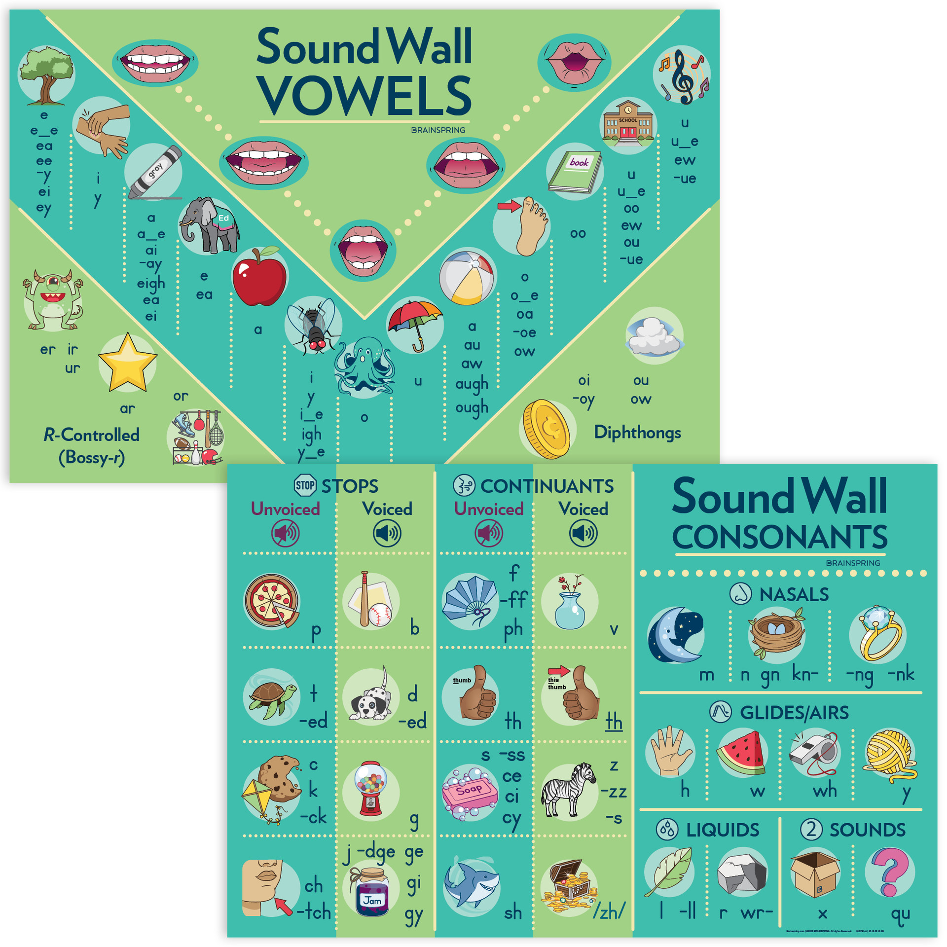 Brainspring Sound Wall Poster Set - Brainspring Store
