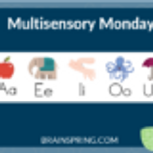 Multisensory Monday: Short Vowel Pop Up Tent!