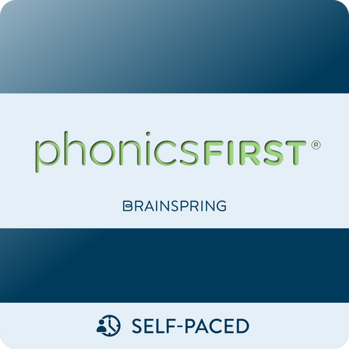 Brianspring's logo for Phonics First level 1 self-paced