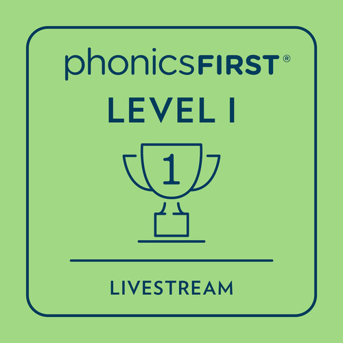 Logo for Phonics First Level I - livestream