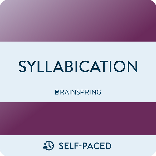Unlocking Unfamiliar Words: Syllabication Strategies for Success - Self-Paced