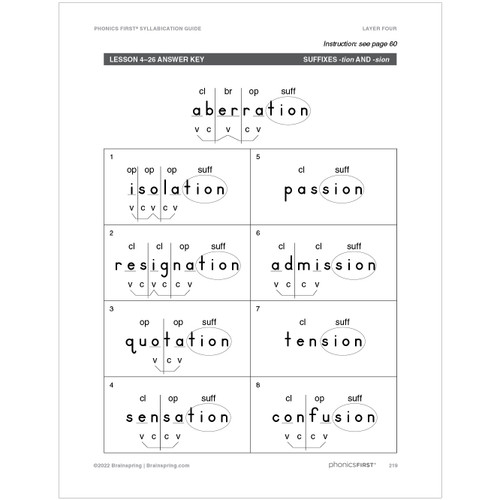 phonics first foundations for syllabication rlac teachers store