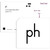"ph" card front and back