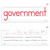 "government" card front and back