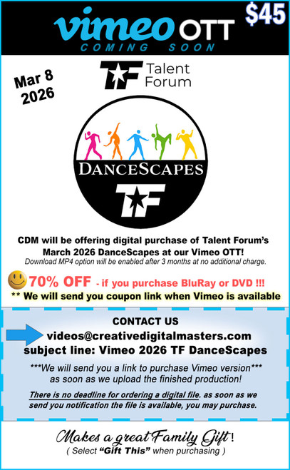 VIMEO Announcement - DanceScapes Mar 2026