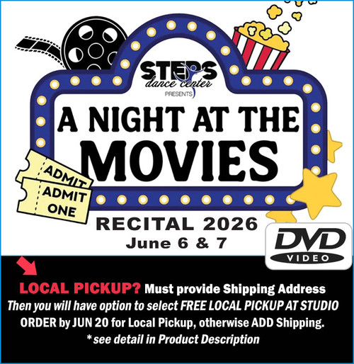 Steps Dance Recital 2026 DVD