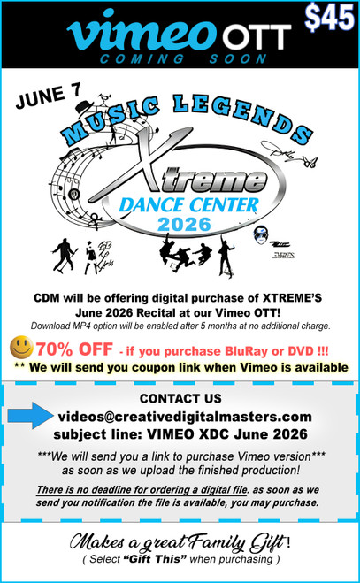 Announcement - Xtreme Dance Center 2026