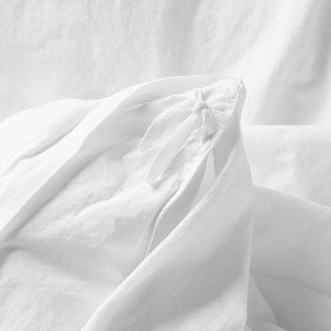 Ensemble à housse de couette en lin Silk & Snow