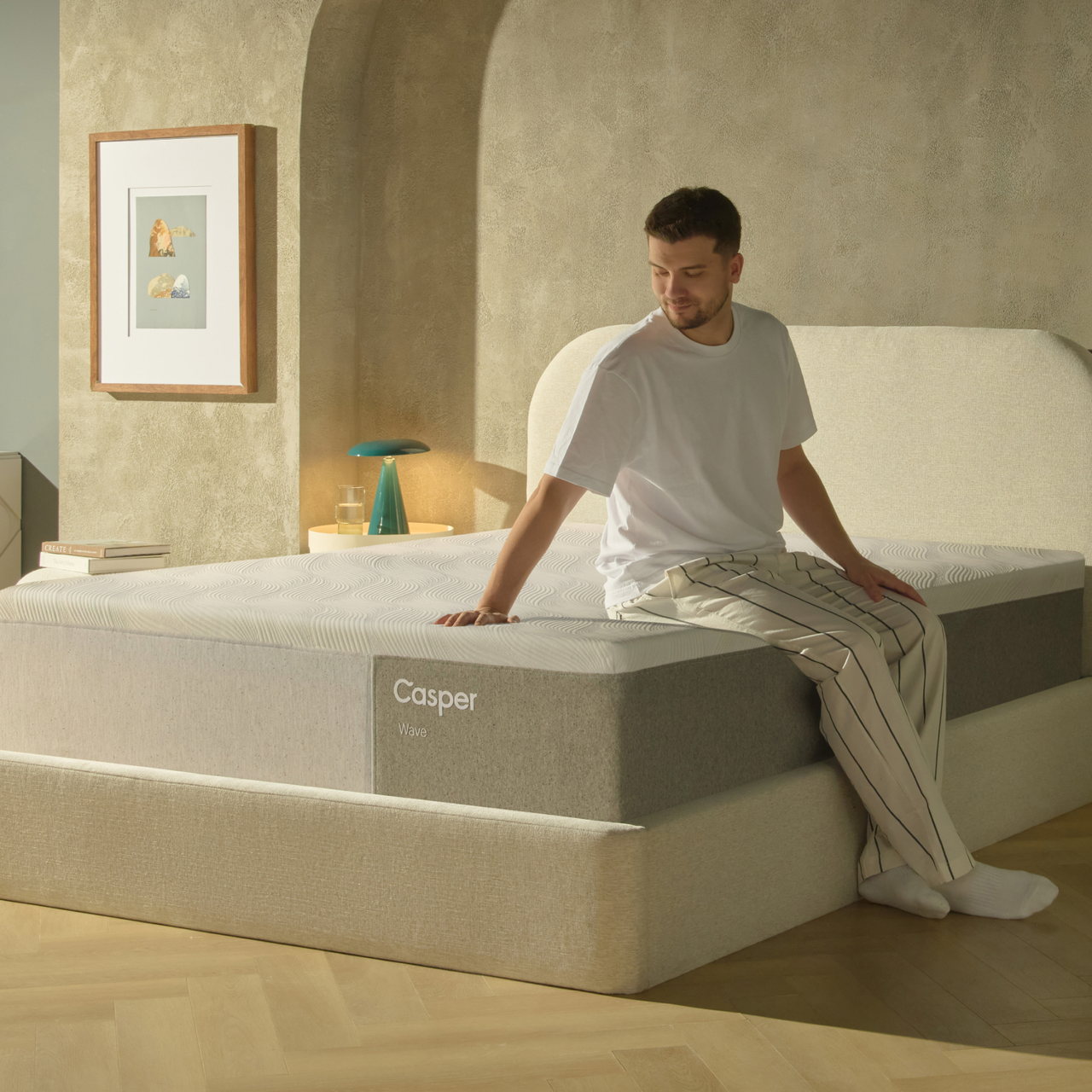 Matelas semi-ferme Casper Wave Hybrid Snow