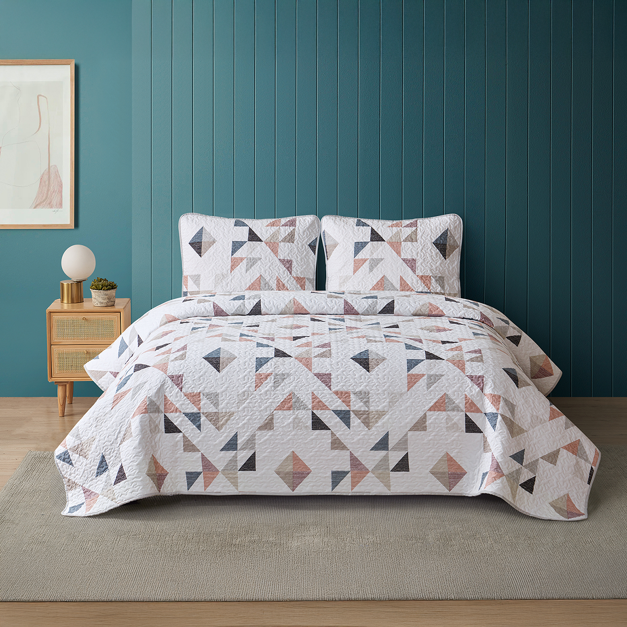 Beco Home Ensemble de courtepointe Lexi