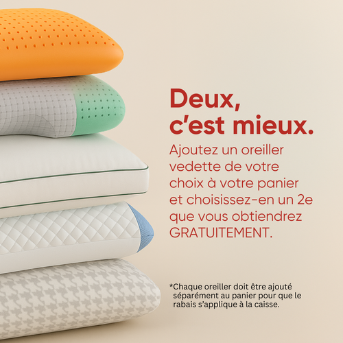 Oreiller de coton biologique Bloom