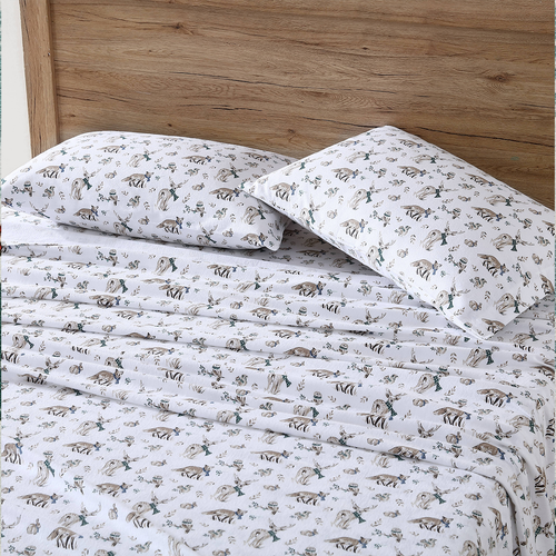 Ensemble de draps en flanelle Eddie Bauer Amis de la forêt Ensemble de draps en flanelle Eddie Bauer Amis de la forêt
