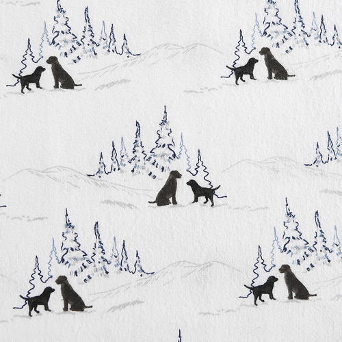 Ensemble de draps en flanelle Eddie Bauer Amis chiens Ensemble de draps en flanelle Eddie Bauer Amis chiens