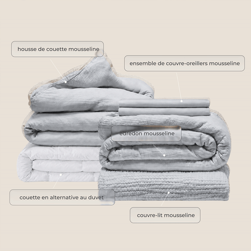 Ensemble mousseline Silk & Snow