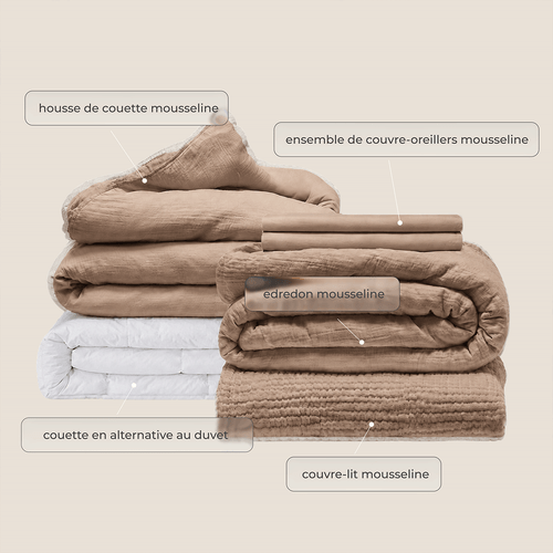 Ensemble mousseline Silk & Snow