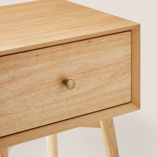 Table de nuit moderne mid-century Silk & Snow