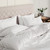 Ensemble à housse de couette Simba Green - Blanc