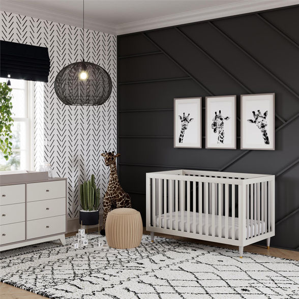 Lit pour bébé 3 en 1 Rowan Valley Flint de Little Seeds Lit pour bébé 3 en 1 Rowan Valley Flint de Little Seeds