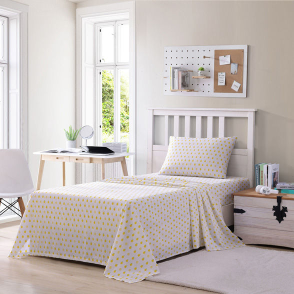 Ensemble de draps en tissu de citron Poppy & Fritz Ensemble de draps en tissu de citron Poppy & Fritz