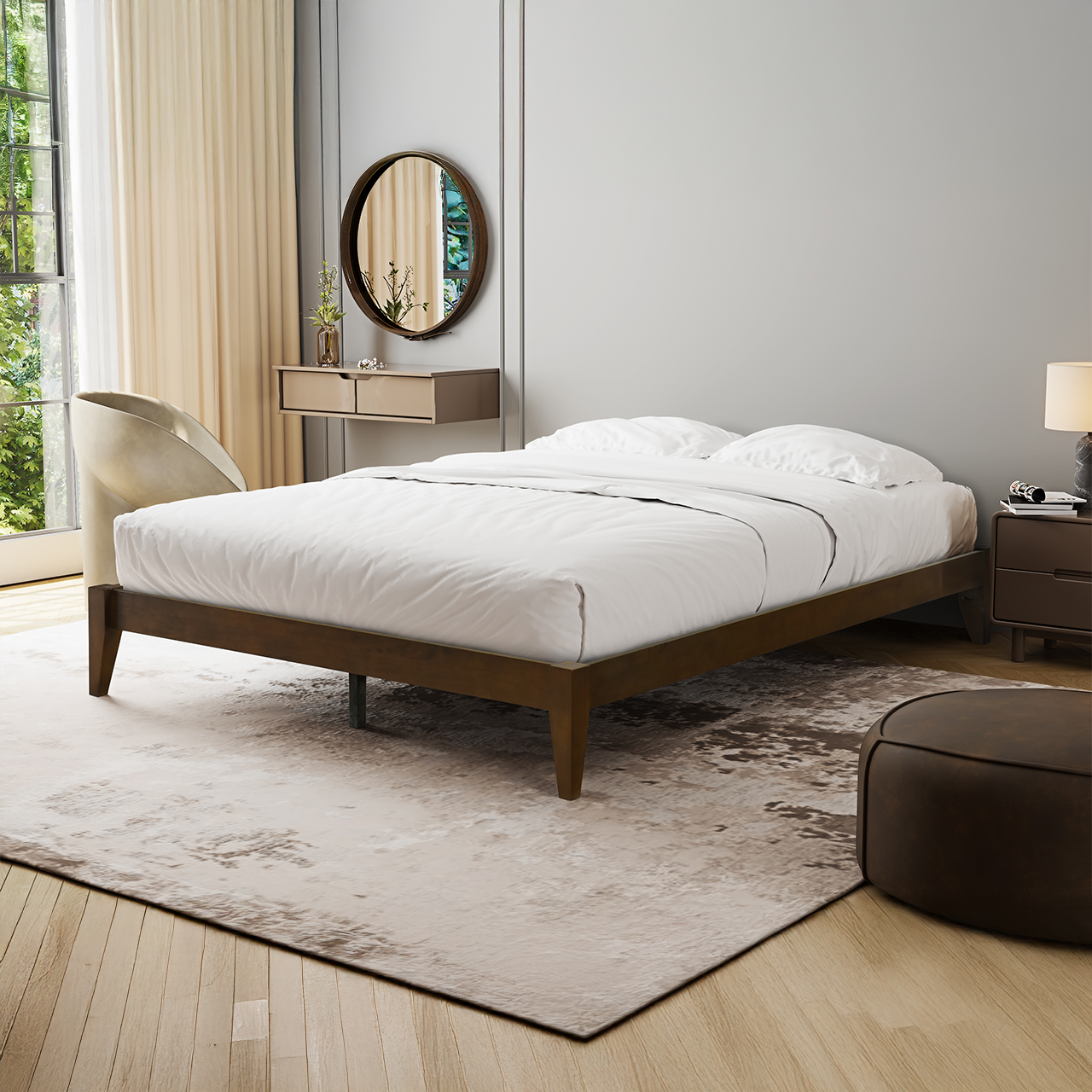 Plate-forme en bois Willa Plate-forme en bois Willa