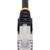 StarTech.com 30ft CAT6a Ethernet Cable, Black Low Smoke Zero Halogen (LSZH) 10 GbE 100W PoE S/FTP Snagless RJ-45 Network Patch Cord