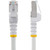 StarTech.com 4ft CAT6a Ethernet Cable, White Low Smoke Zero Halogen (LSZH) 10 GbE 100W PoE S/FTP Snagless RJ-45 Network Patch Cord