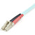 StarTech.com 1m (3ft) LC/UPC to LC/UPC OM3 Multimode Fiber Optic Cable, Full Duplex 50/125&micro;m Zipcord, 100G, LSZH Fiber Jumper Cord
