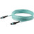 StarTech.com 5m (16.4ft) MTP(F)/PC OM3 Multimode Fiber Optic Cable, OFNP Plenum, 50/125&micro;m, 40G, Low Insertion Loss, MPO Fiber Jumper Cord