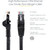 StarTech.com 3ft (90cm) CAT6 Ethernet Cable, LSZH (Low Smoke Zero Halogen) 10 GbE Snagless 100W PoE UTP RJ45 Black Network Patch Cord, ETL