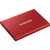 Samsung T7 MU-PC500R/AM 500 GB Portable Solid State Drive - External - PCI Express NVMe - Metallic Red
