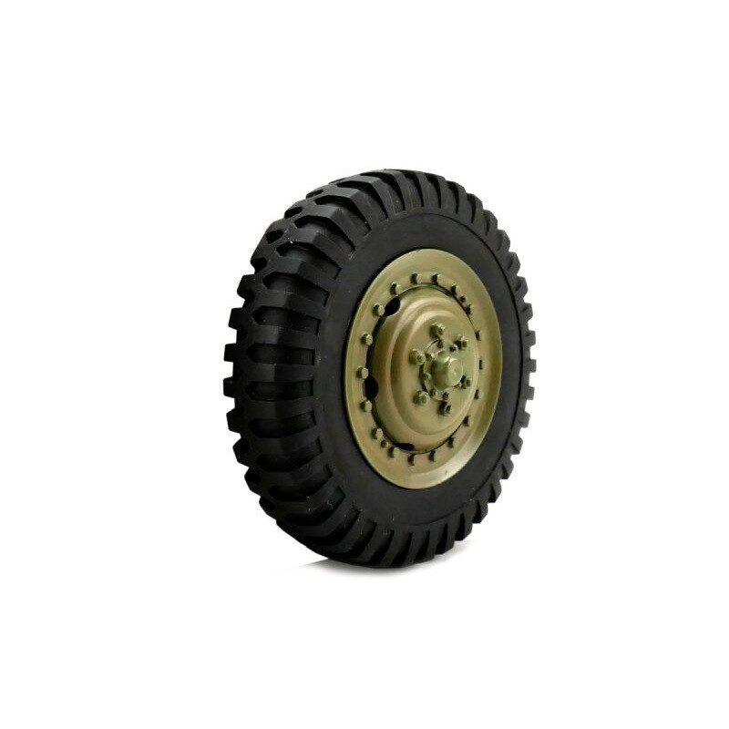 1:16 Maßstab Torro US M16 Halftrack RC LKW Ersatz Vorderrad Reifen 1 Stück