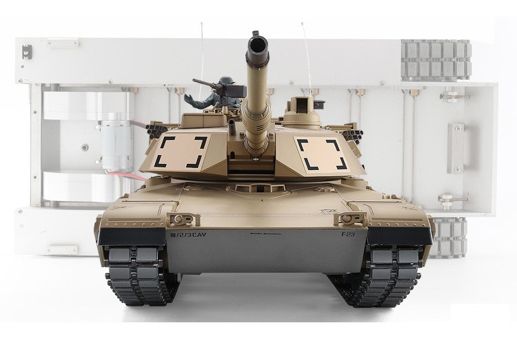1/16 Heng Long US M1A2 Abrams RC Tank Full Metal Chassis CNC