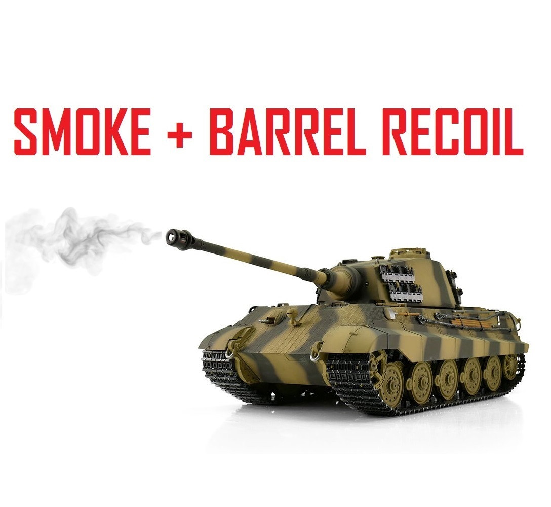 1/16 Torro King Tiger Henschel RC Tank 2.4G IR Metal Edition PRO