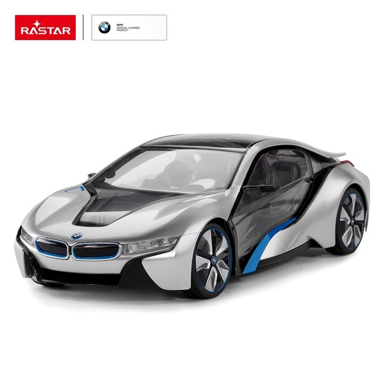 1/14 Rastar BMW i8 RC Car Silver