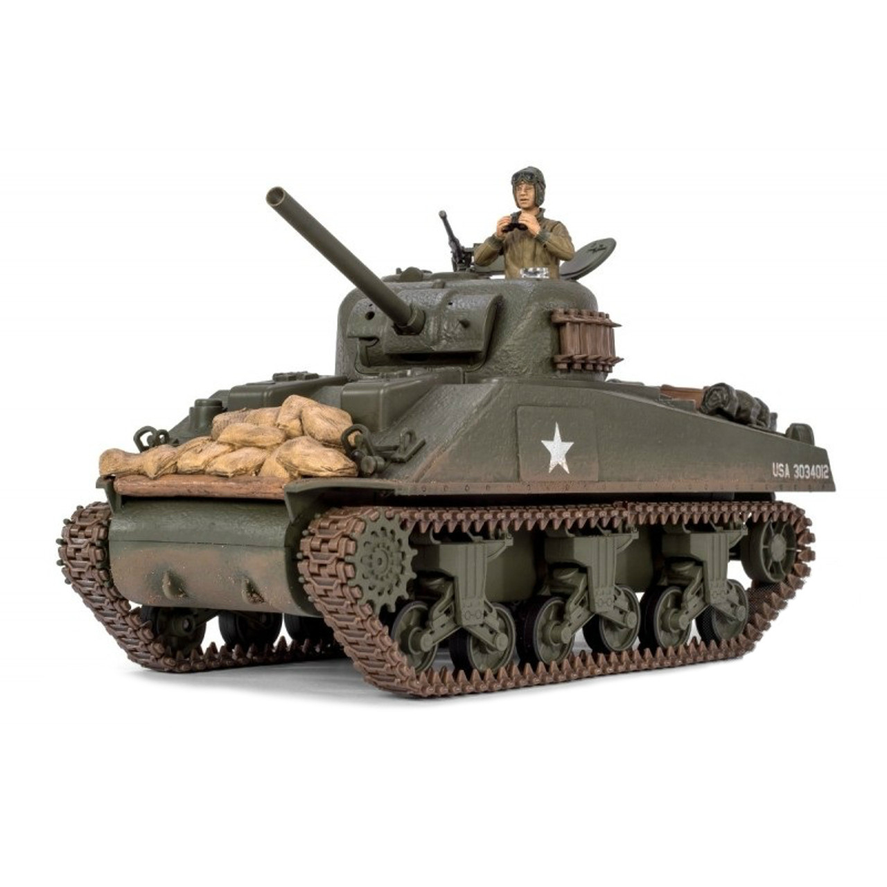 rc sherman tank