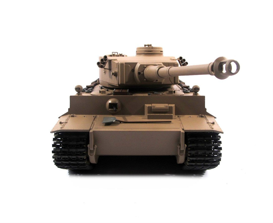 1/16 Mato German Tiger I RC Tank Airsoft 2.4GHz 100% Metal Desert